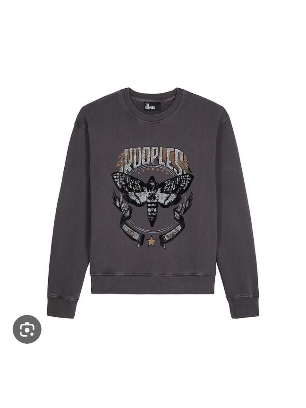 The Kooples Embellished Skull Crewneck (M)